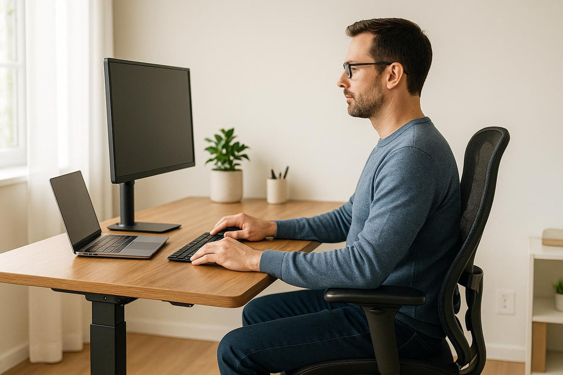 How to Adjust Desk Height for Shoulder Health